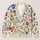 Colorful Butterfly Floral Motifs for Relaxed Everyday Layering and Bohemian Style All-over Print Knitted Cardigan - 1