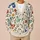Colorful Butterfly Floral Motifs for Relaxed Everyday Layering and Bohemian Style All-over Print Knitted Cardigan - 6