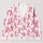 Pink Ribbon Awareness Motifs for Support Events and Everyday Layering for Women and Friends All-over Print Knitted Cardigan - 1