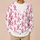 Pink Ribbon Awareness Motifs for Support Events and Everyday Layering for Women and Friends All-over Print Knitted Cardigan - 6