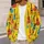 Colorful Guitar Motifs for Music Lovers and Casual Holiday Outings, Vibrant Style All-over Print Knitted Cardigan - 5