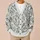 Robin Bird Woodland Foliage for Cozy Everyday Layering and Nature-Lover Weekend Style All-over Print Knitted Cardigan - 6
