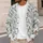 Robin Bird Woodland Foliage for Cozy Everyday Layering and Nature-Lover Weekend Style All-over Print Knitted Cardigan - 5