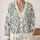 Robin Bird Woodland Foliage for Cozy Everyday Layering and Nature-Lover Weekend Style All-over Print Knitted Cardigan - 2