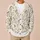 Watercolor Songbird Garden Charm for Holiday Gatherings and Cozy Everyday Layering All-over Print Knitted Cardigan - 6