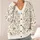 Watercolor Songbird Garden Charm for Holiday Gatherings and Cozy Everyday Layering All-over Print Knitted Cardigan - 4