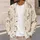 Brown Rabbit Meadow Motifs for Spring Getaways and Casual Layering, Nature Lovers All-over Print Knitted Cardigan - 5