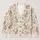 Woodland Rabbits And Botanical Sprigs For Cozy Everyday Layering, Women's Nature Gift All-over Print Knitted Cardigan - 1