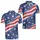 American Flag Stars and Stripes Patriotic Summer Celebration Gift for Women and Veterans Men's Polo Shirt - 2
