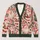 Santa Claus Botanical Holiday Cheer for Cozy Christmas Gatherings and Winter Wear All-over Print Knitted Cardigan - 1