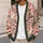 Santa Claus Botanical Holiday Cheer for Cozy Christmas Gatherings and Winter Wear All-over Print Knitted Cardigan - 5