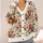 Highland Cow Floral Farmhouse Style For Cozy Fall Layering And Country Gift Giving All-over Print Knitted Cardigan - 4