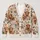 Highland Cow Floral Farmhouse Style For Cozy Fall Layering And Country Gift Giving All-over Print Knitted Cardigan - 1