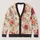 Shaggy White Dogs And Wildflowers For Cheerful Everyday Layering Gift For Dog Lovers All-over Print Knitted Cardigan - 1