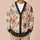 Shaggy White Dogs And Wildflowers For Cheerful Everyday Layering Gift For Dog Lovers All-over Print Knitted Cardigan - 6