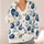 Blue Pumpkin Autumn Motif for Cozy Fall Outings and Everyday Seasonal Style Lovers All-over Print Knitted Cardigan - 4