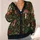 Vintage Red Mushroom Botanical Foliage For Autumn Outings And Cottagecore Women Wear All-over Print Knitted Cardigan - 4