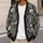 Monochrome Skeletons For Halloween Layers And Everyday Gothic Style For Women Fans All-over Print Knitted Cardigan - 5