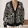 Monochrome Skeletons For Halloween Layers And Everyday Gothic Style For Women Fans All-over Print Knitted Cardigan - 2