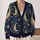 Celestial Moon And Star Night Sky For Bohemian Layering And Everyday Astrology Style All-over Print Knitted Cardigan - 2