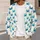 Blue Crab Coastal Motifs for Beach Days, Spring Layering, and Seaside Holiday Style All-over Print Knitted Cardigan - 5