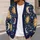 Celestial Sun Moon Stars for Cozy Holiday Evenings and Everyday Layering for Women All-over Print Knitted Cardigan - 5