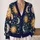 Celestial Sun Moon Stars for Cozy Holiday Evenings and Everyday Layering for Women All-over Print Knitted Cardigan - 2
