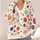 Multicolor Polka Dot Casual Layering Style for Everyday Weekend Wear and Brunch Looks All-over Print Knitted Cardigan - 4