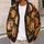 Patchwork Pumpkin Harvest Style For Autumn Gatherings And Everyday Boho Layering All-over Print Knitted Cardigan - 5