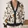 Halloween Cow Witch Motifs for Cozy Autumn Layering Gift for Farmhouse Animal Lovers and Teens All-over Print Knitted Cardigan - 2
