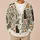 Whimsical Cat Botanical Motifs For Cozy Everyday Layering And Nature-Loving Women All-over Print Knitted Cardigan - 6