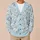Pale Blue Wildflower Blooms for Soft Spring Layering and Everyday Casual Outfits All-over Print Knitted Cardigan - 6