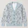 Pale Blue Wildflower Blooms for Soft Spring Layering and Everyday Casual Outfits All-over Print Knitted Cardigan - 1