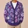 Lavender Floral Bloom Motif for Relaxed Vacation Layering and Everyday Women’s Style All-over Print Knitted Cardigan - 6