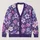 Lavender Floral Bloom Motif for Relaxed Vacation Layering and Everyday Women’s Style All-over Print Knitted Cardigan - 1