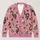Mystical Snake Skull and Gothic Eye Motifs for Autumn Layering, Women's Vacation Style All-over Print Knitted Cardigan - 1