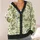 Watercolor Frogs, Fish And Lily Pads For Relaxed Nature-Loving Everyday Layering Style All-over Print Knitted Cardigan - 4