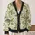 Watercolor Frogs, Fish And Lily Pads For Relaxed Nature-Loving Everyday Layering Style All-over Print Knitted Cardigan - 2