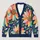 Colorful Wildflower Garden With Teal Leaves For Spring Layering And Everyday Style All-over Print Knitted Cardigan - 1