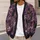 Vintage Gothic Cat And Moon Motifs For Autumn Layering, Witchy Everyday Style For Women All-over Print Knitted Cardigan - 5