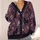 Vintage Gothic Cat And Moon Motifs For Autumn Layering, Witchy Everyday Style For Women All-over Print Knitted Cardigan - 4