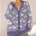 Pastel Rainbow Clouds for Cheerful Casual Layering in Fall and Winter Wear, Women All-over Print Knitted Cardigan - 4