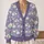 Pastel Rainbow Clouds for Cheerful Casual Layering in Fall and Winter Wear, Women All-over Print Knitted Cardigan - 2