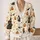 Black Cat Halloween Witch Motifs For Cozy Autumn Layering, Women's Gothic Style Wear All-over Print Knitted Cardigan - 2