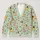 Playful Yellow And Pink Dog Motif For Spring Outings And Casual Everyday Style All-over Print Knitted Cardigan - 1