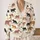 Colorful Tiger Motifs for Casual Layering and Weekend Outings, Women's Everyday Style All-over Print Knitted Cardigan - 2
