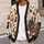 Cute Halloween Ghosts, Pumpkins and Haunted House for Cozy Trick-or-Treat Nights All-over Print Knitted Cardigan - 5
