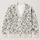 Blue Botanical Blossoms for Everyday Layering and Casual Weekend Style for Women, Giftable All-over Print Knitted Cardigan - 1