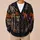 Halloween Skeletons and Spooky Graveyard for Trick-or-Treat Night Celebrations All-over Print Knitted Cardigan - 6
