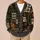 Halloween Raven Moon Pumpkin Patchwork for Spooky Season Gifts and Autumn Style All-over Print Knitted Cardigan - 6